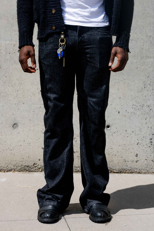 Darted Flared Jeans
